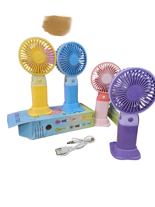 Rechargeable hand fan