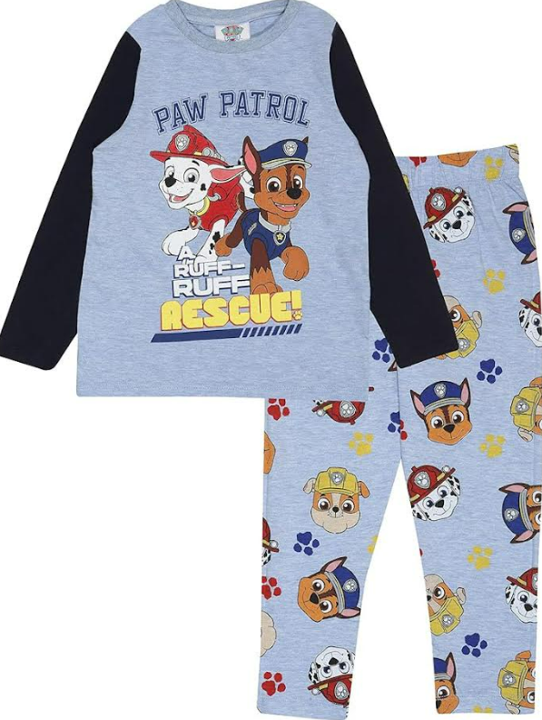 Fully Licensed Boys Paw Patrol Pyjamas