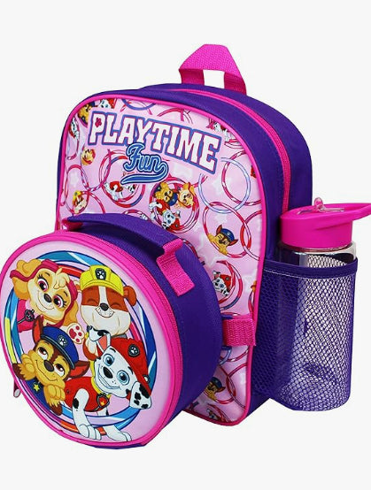 3 Piece Backpack, Lunchbox and Water Bottle