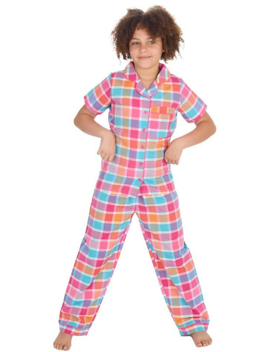 Forever Dreaming Pink Button up Short Sleeved Pyjamas