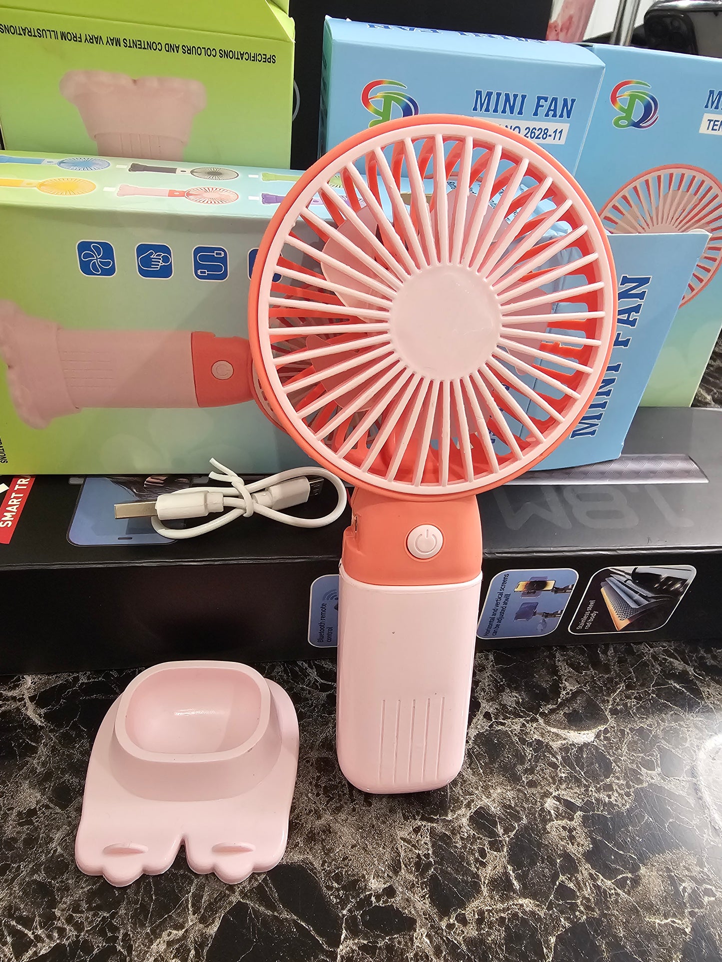 Rechargeable hand fan