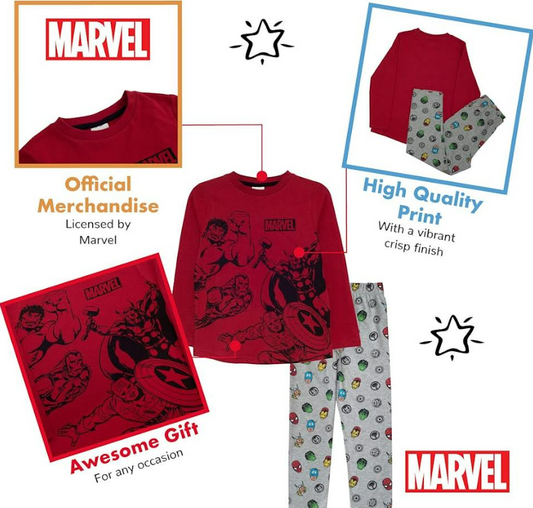 Boys Marvel Pyjamas